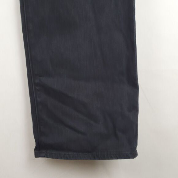 Adriano Goldschmeid AG Graduate Pants Mens 38x32 Tailored Leg Black Chino Sateen - Picture 8 of 15